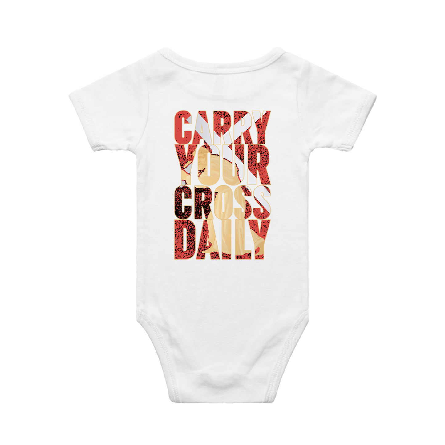 Carry Your Cross Baby Onesie