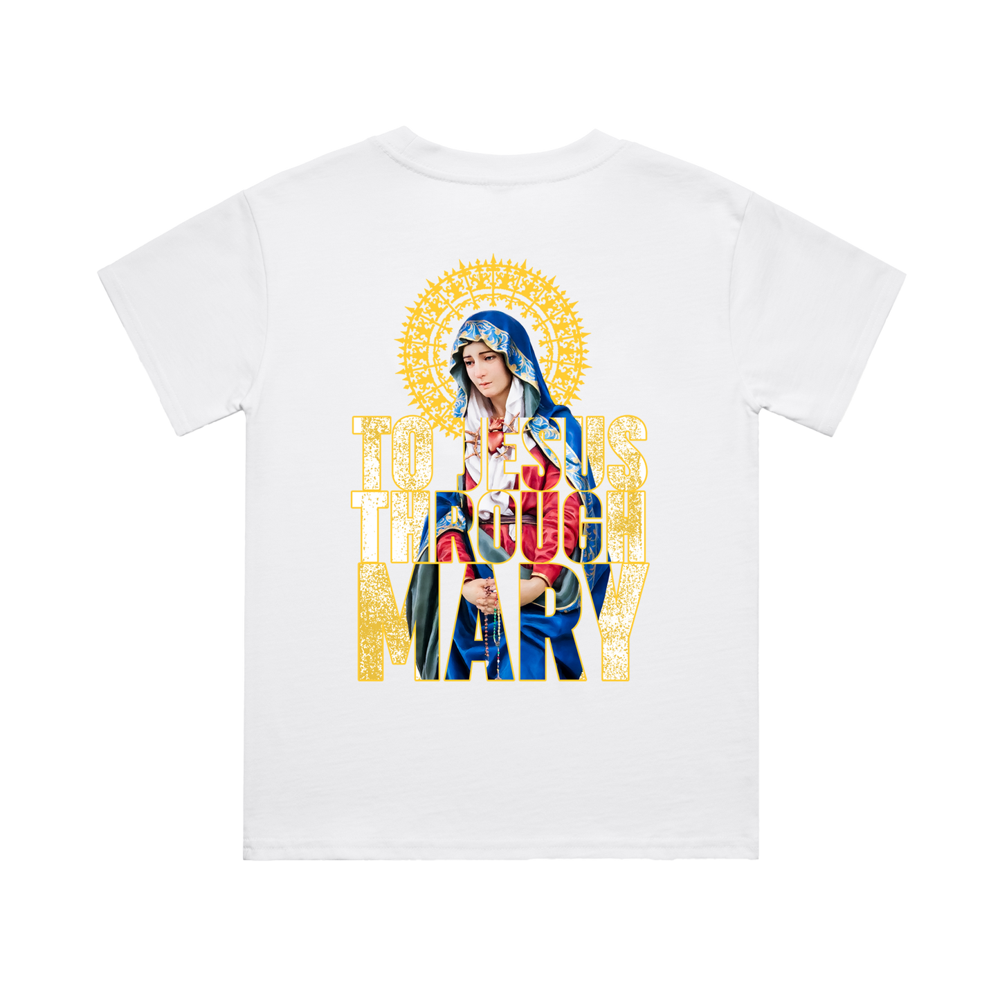 To Jesus Through Mary KIDS Tee