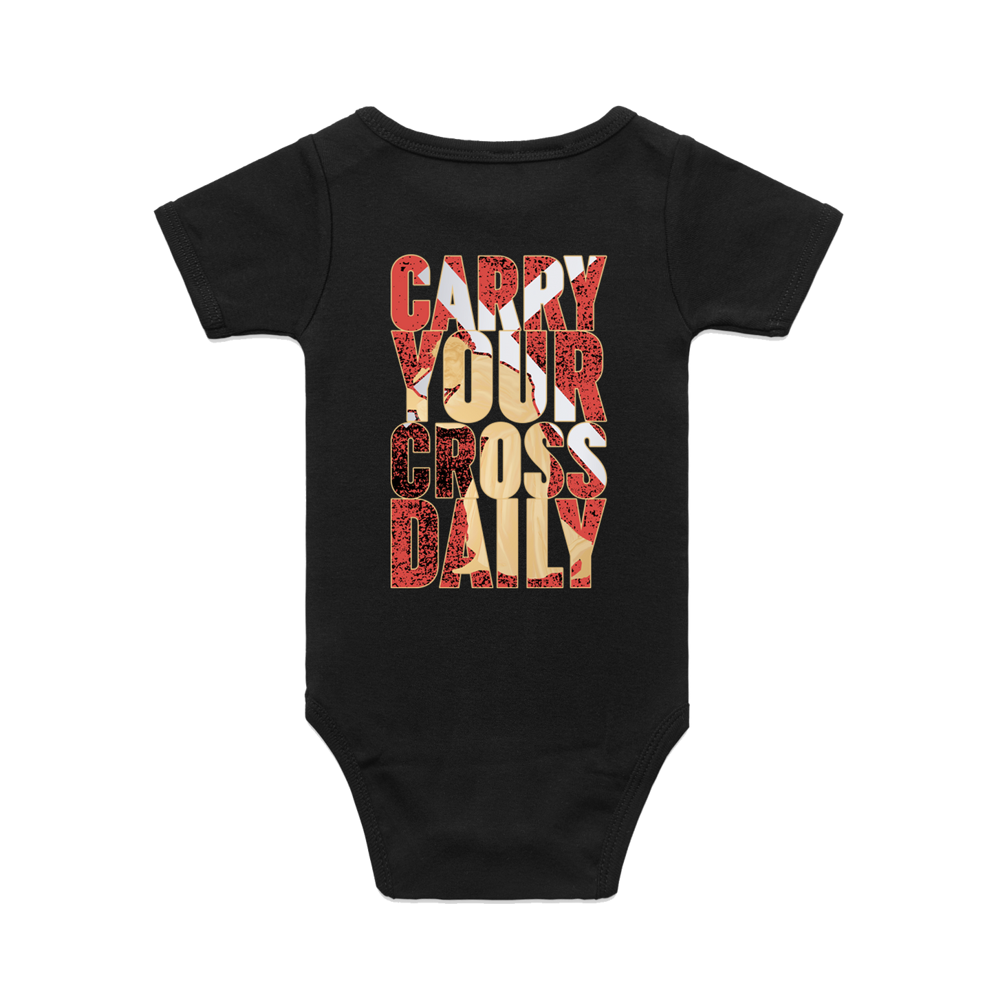Carry Your Cross Baby Onesie