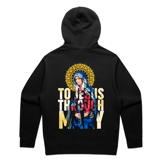 To Jesus Through Mary Hoodie