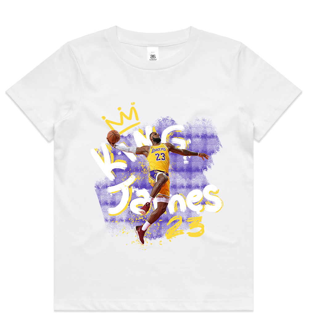 Kids King James NBA Tee